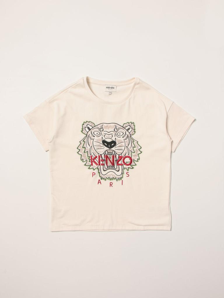 Kenzo Junior T-shirt in cotton jersey with embroidery商品第1张图片规格展示