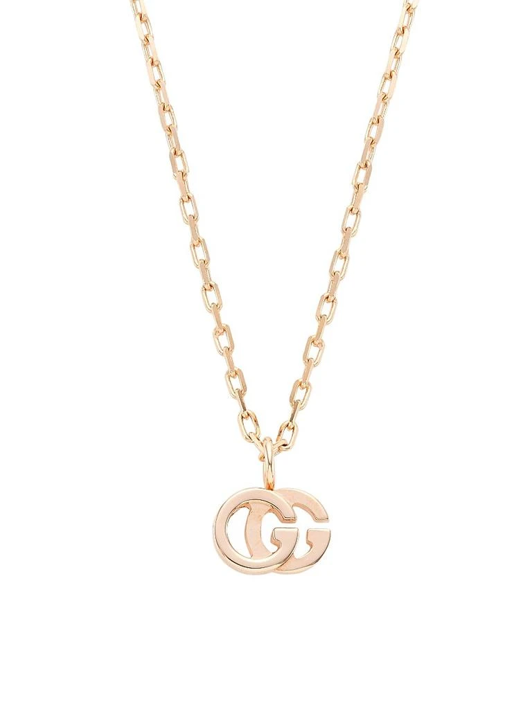 商品Gucci|Running G 18K Rose Gold Pendant Necklace,价格¥8921,第1张图片