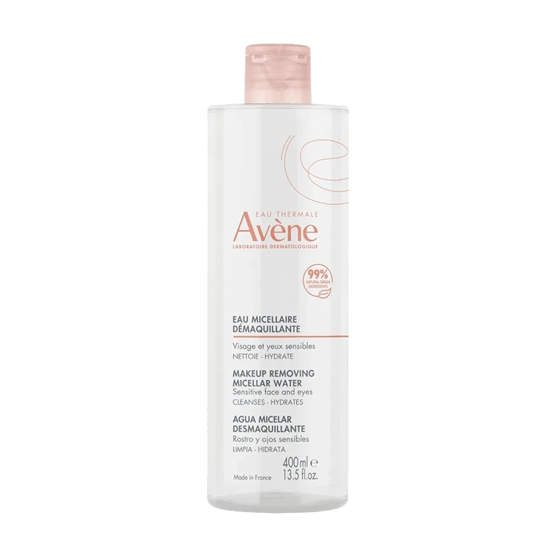 商品Avene|Avene雅漾舒润净颜卸妆水400ml   温和舒缓深层清洁脸眼唇卸妆控油卸妆液   新老包装随机发货,价格¥165,第1张图片