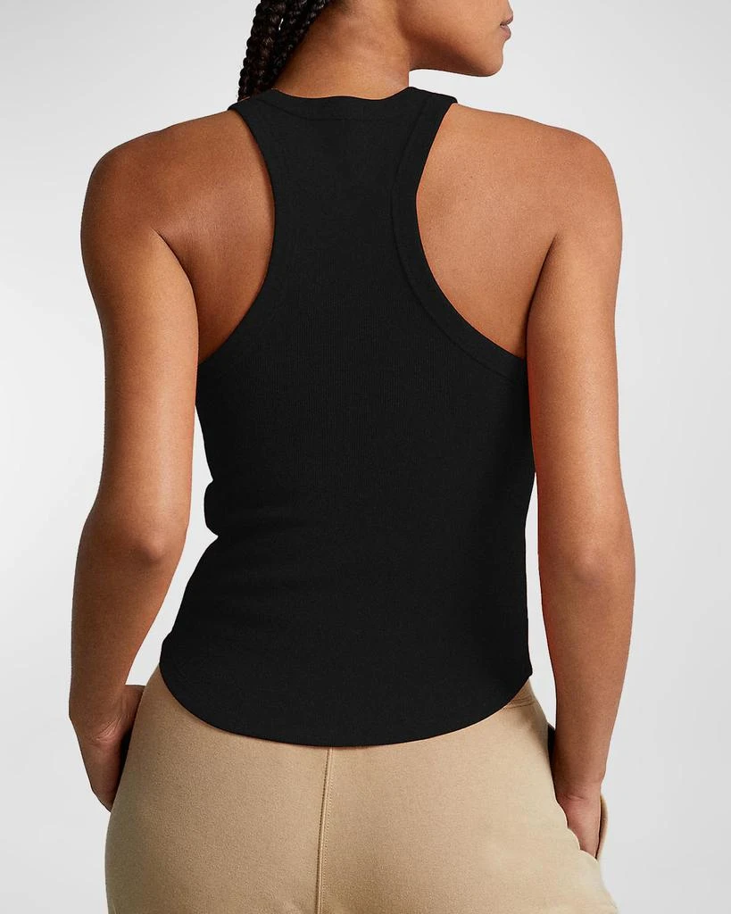 商品Ralph Lauren|RLX Ribbed Racerback Tank,价格¥314,第4张图片详细描述