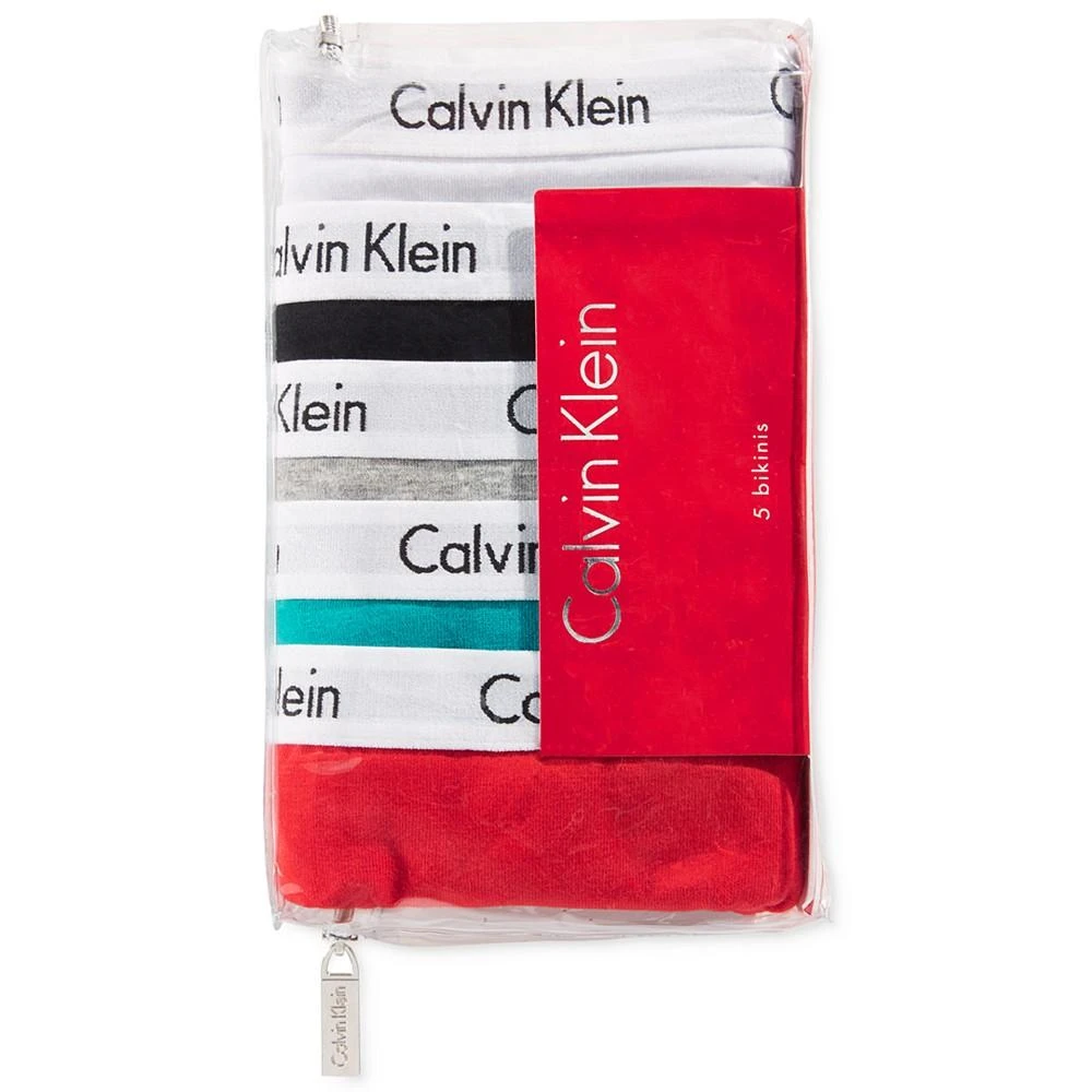 商品Calvin Klein|Women's Carousel Thong Underwear 5-Pack,价格¥331,第5张图片详细描述