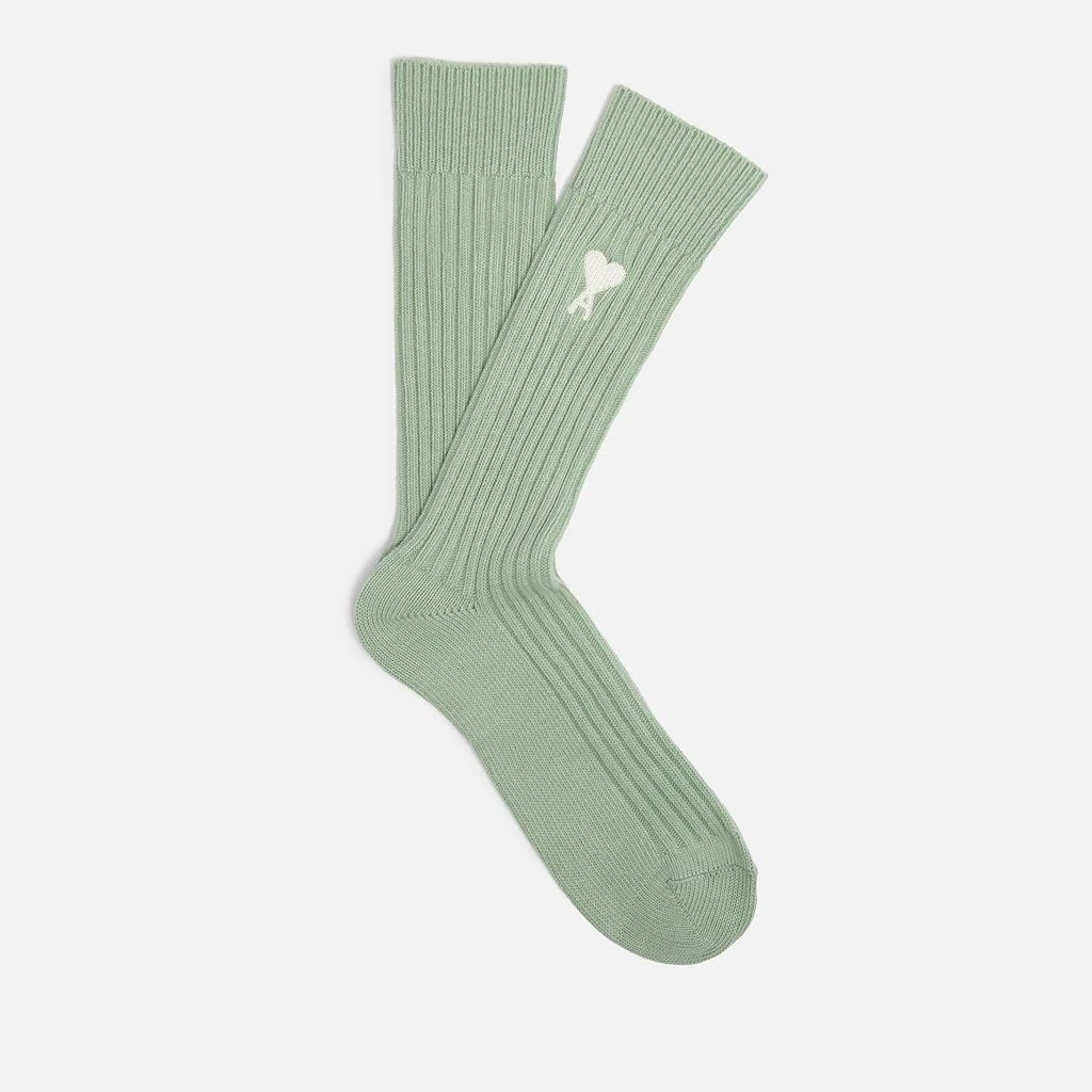 商品AMI|AMI x Coggles de Coeur Three-Pack Cotton-Blend Socks,价格¥907,第5张图片详细描述