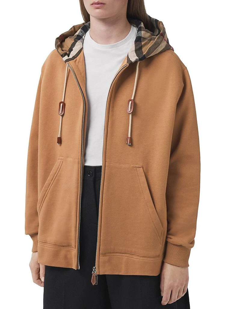 商品Burberry|Melodie Zip-Up Hoodie,价格¥7196,第4张图片详细描述