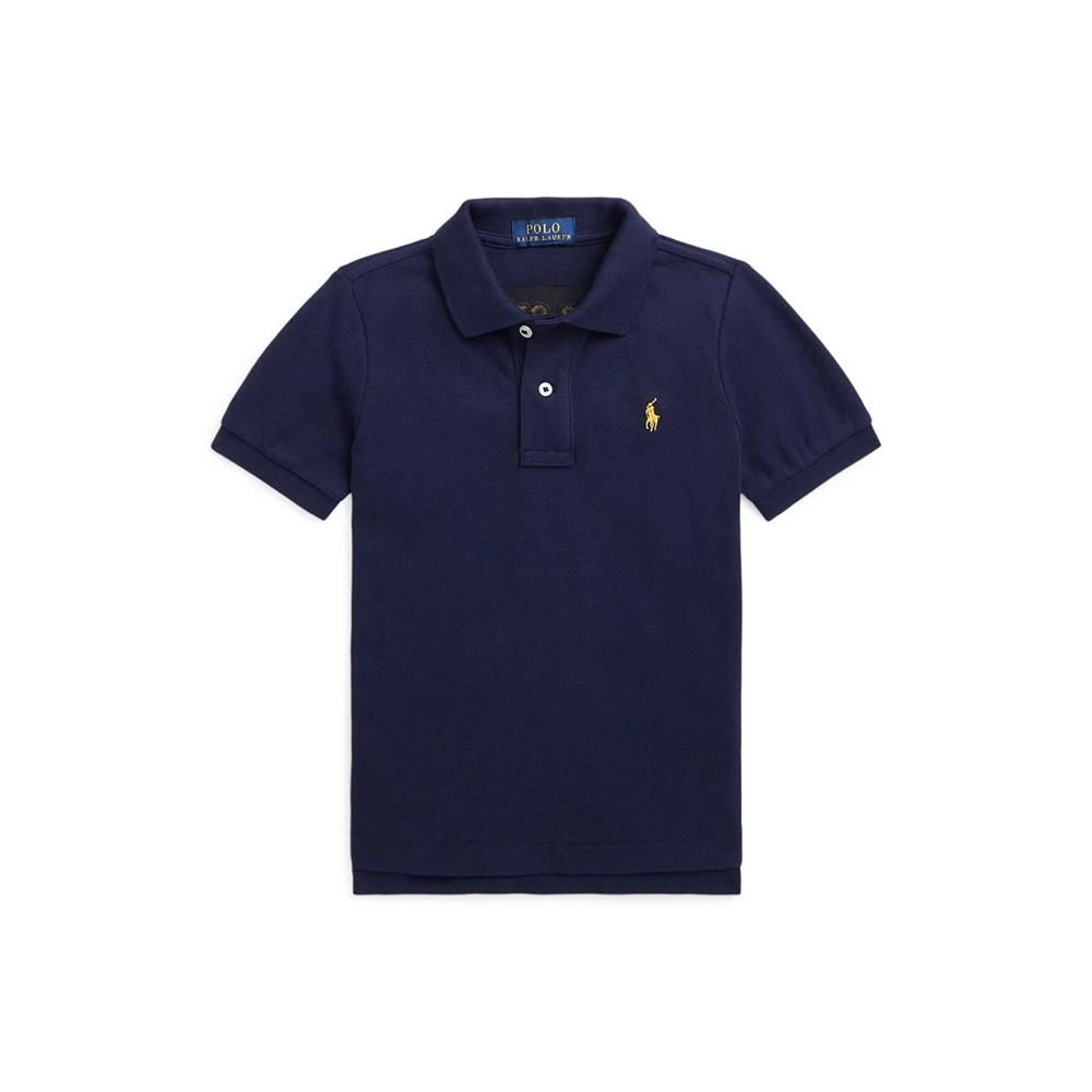 商品Ralph Lauren|Little Boys Mesh Graphic Polo Shirt,价格¥122,第1张图片