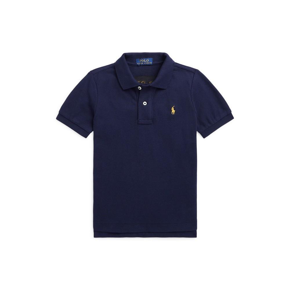 商品Ralph Lauren|Little Boys Mesh Graphic Polo Shirt,价格¥318,第1张图片