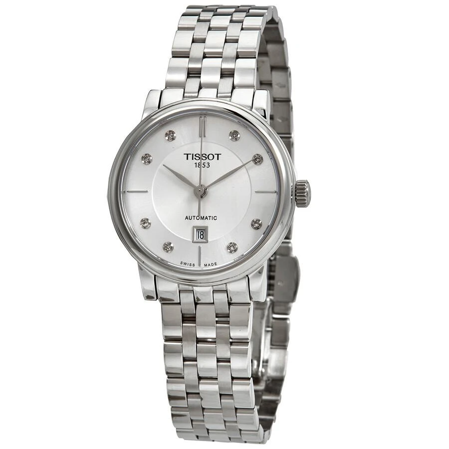 商品Tissot|Carson Premium Automatic Diamond White Dial Ladies Watch T122.207.11.036.00,价格¥3937,第1张图片