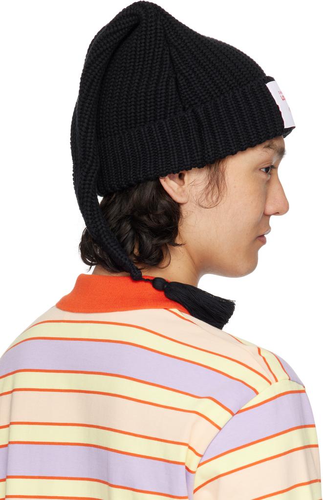 Shop Black Sloppy Giuseppe Beanie on Sale at BeyondStyle