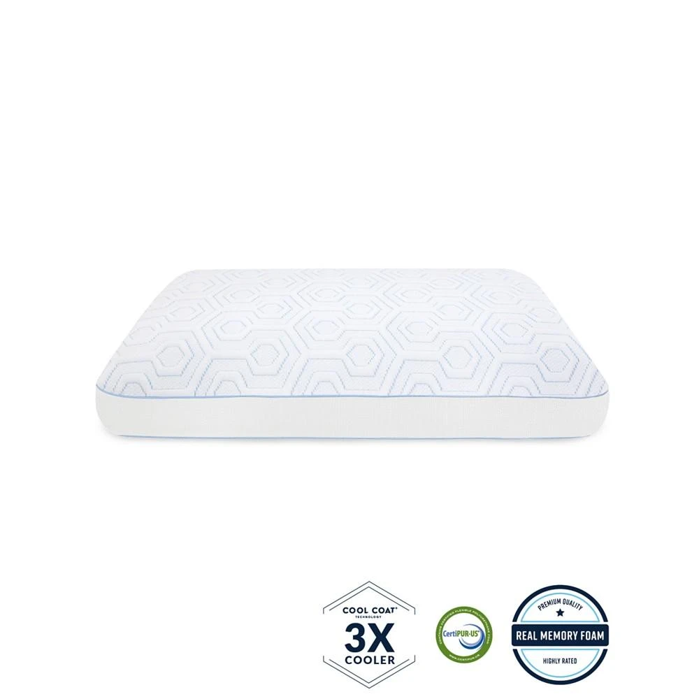 Arctic Gusset Gel-Infused Memory Foam Pillow with Cool Coat Technology - Oversized 商品