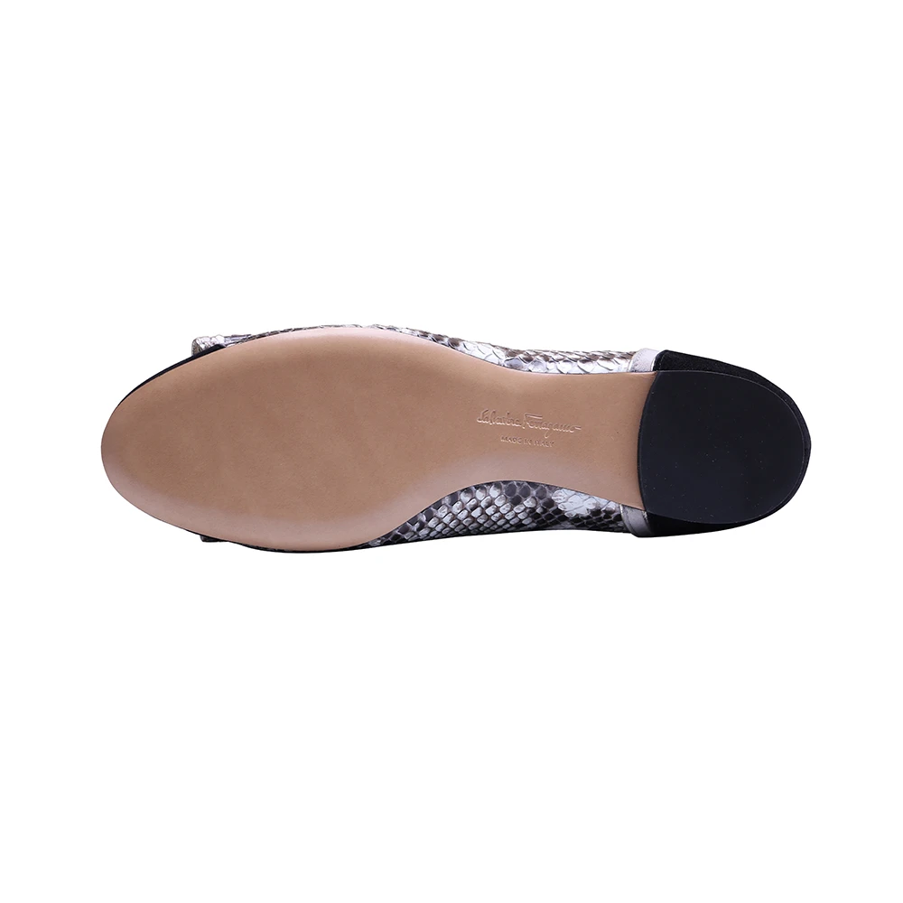 Salvatore Ferragamo 菲拉格慕 女士平底鞋牛皮拼色 01-M487-667441 商品