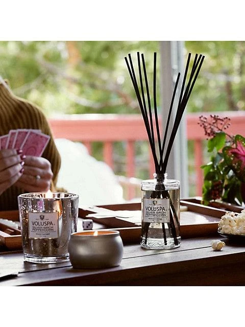 商品Voluspa|Silver Birch Peppercorn Reed Diffuser,价格¥241,第3张图片详细描述