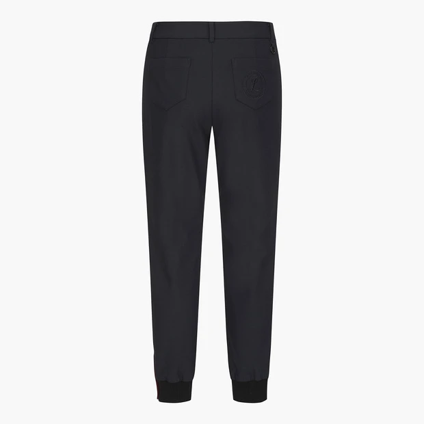 高尔夫女性下摆设计 jogger 裤展现休闲风 GO312LPT92-BLCK 商品