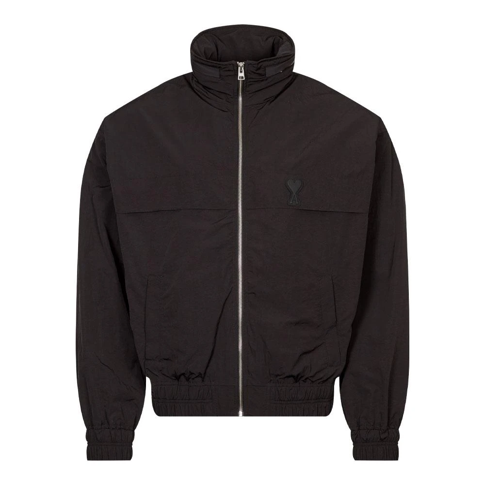 商品AMI|Ami Paris Windbreaker - Black,价格¥1718,第1张图片