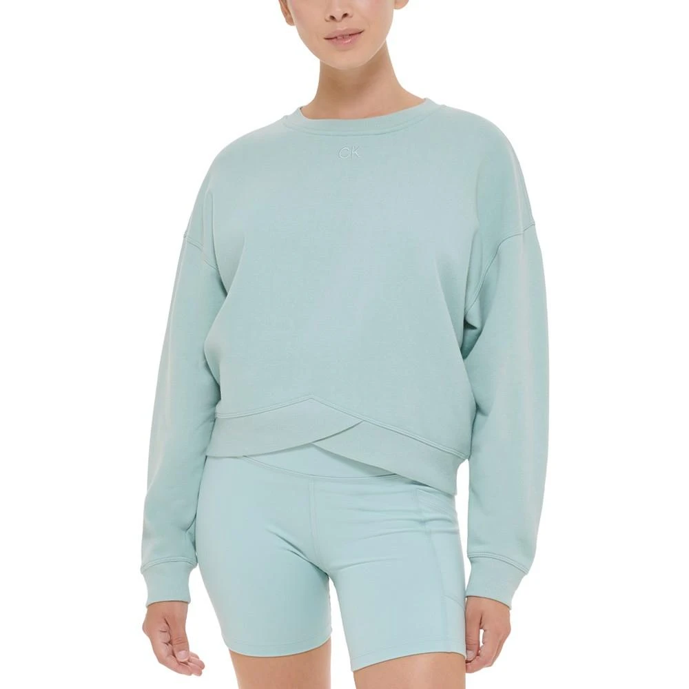 商品Calvin Klein|Women's Crossover Hem Pullover,价格¥148,第1张图片