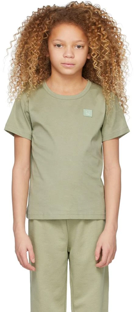 商品Acne Studios|Kids Green Nash T-Shirt,价格¥239,第2张图片详细描述