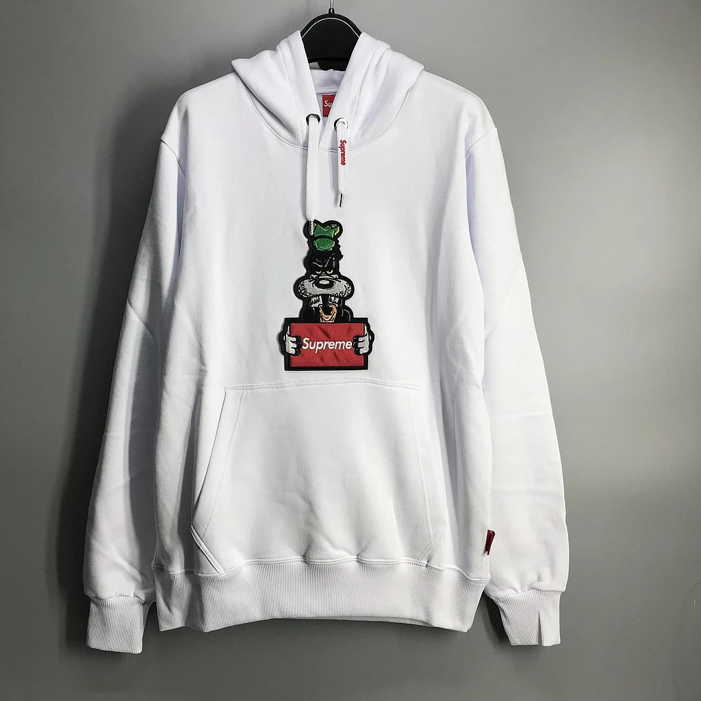 商品Supreme|SUPREME 男士白色棉质连帽卫衣 SFU175-BIANCO,价格¥294,第1张图片