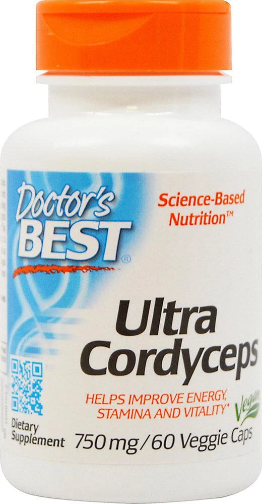 商品Doctor's Best|Ultra Cordyceps 750 mg 60 Vegi Caps,价格¥106,第1张图片