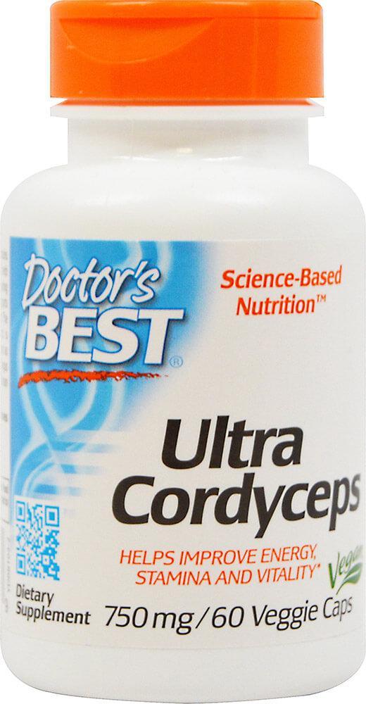 商品Doctor's Best|Ultra Cordyceps 750 mg 60 Vegi Caps,价格¥105,第1张图片