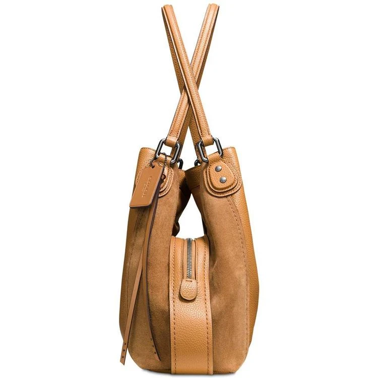 商品Coach|Edie Shoulder Bag 31 in Mixed Leathers,价格¥2591,第3张图片详细描述