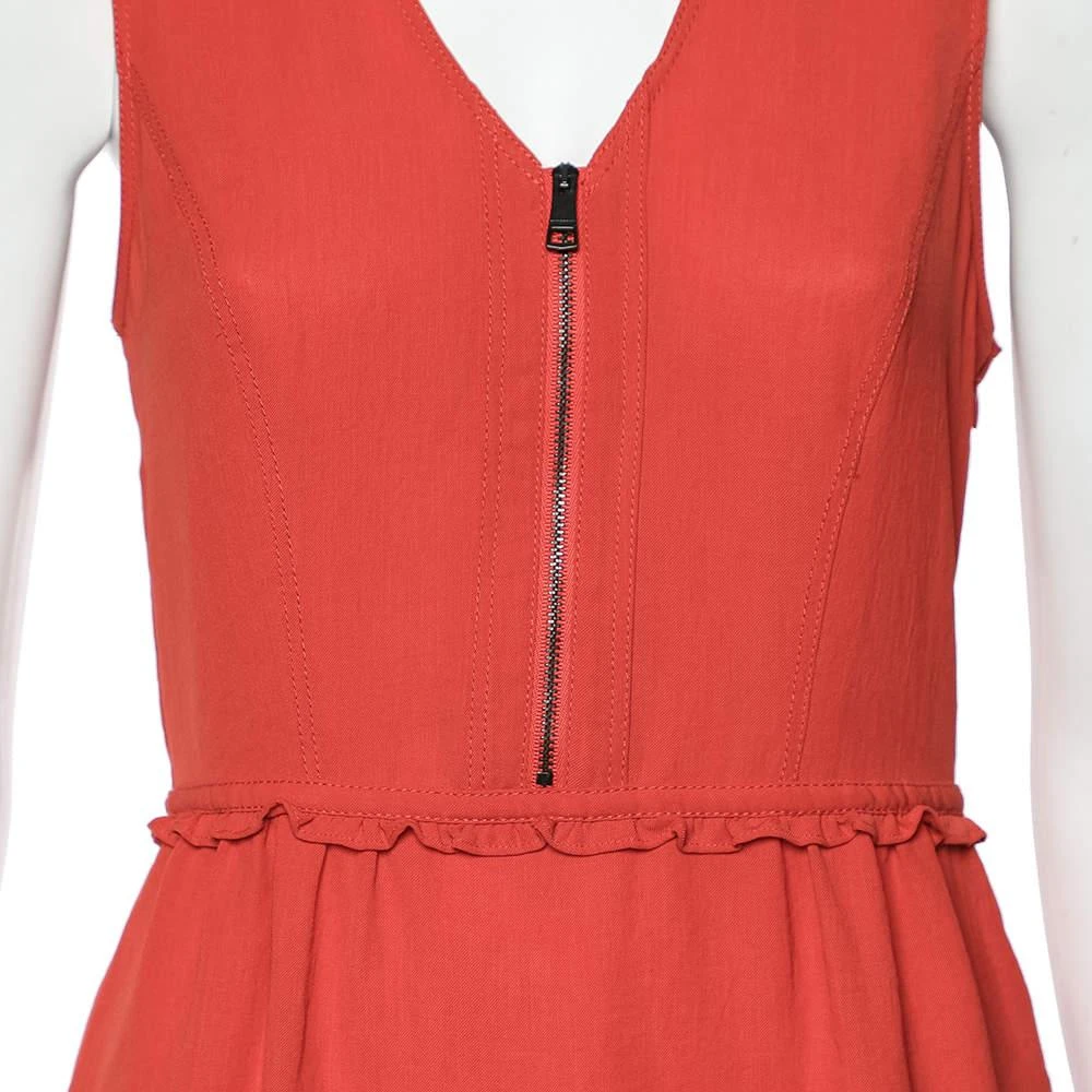 商品[二手商品] Burberry|Burberry Brit Dark Orange Sleeveless Mini Dress S,价格¥1449,第4张图片详细描述