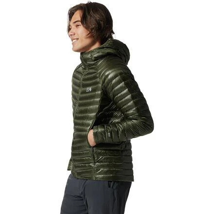 商品Mountain Hardwear|Ghost Whisperer 2 Hooded Down Jacket - Men's,价格¥1528,第3张图片详细描述