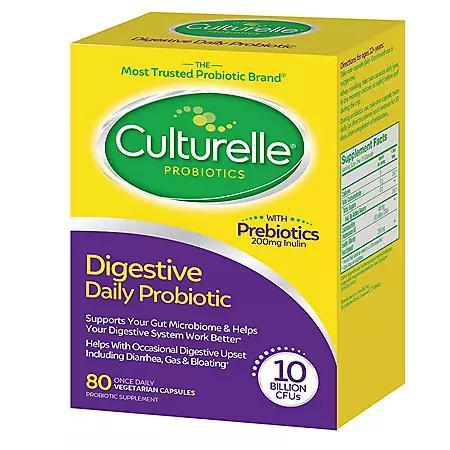 商品Culturelle|Culturelle Daily Probiotic Supplement Capsules (80 ct.),价格¥187,第5张图片详细描述