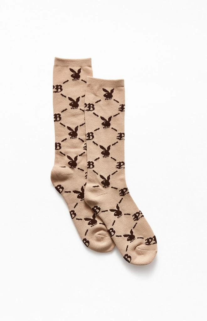 商品Playboy|By PacSun Monogram Print Crew Socks,价格¥63,第2张图片详细描述