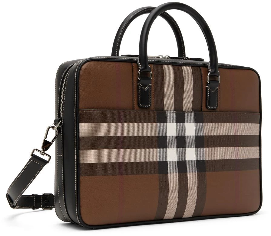 商品Burberry|棕色 Ainsworth 公文包,价格¥12732,第3张图片详细描述