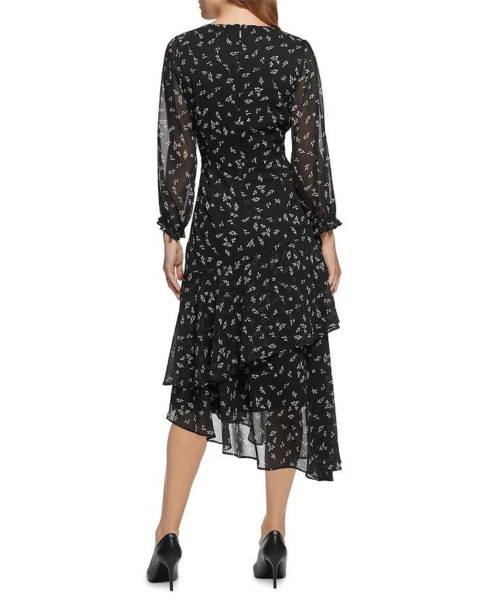 商品Karl Lagerfeld Paris|Floral Chiffon Dress,价格¥358,第2张图片详细描述