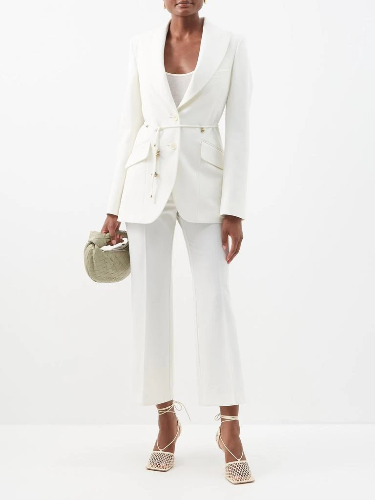 商品Stella McCartney|Embellished-belt twill suit blazer,价格¥2837,第2张图片详细描述