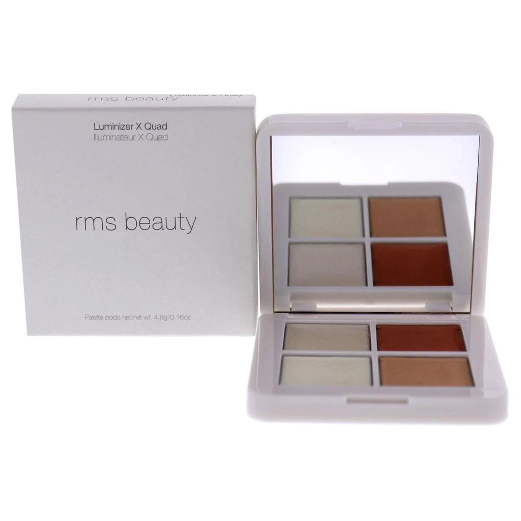 商品RMS Beauty|Luminizer X Quad Highlighter by RMS Beauty for Women - 0.16 oz Highlighter,价格¥311,第1张图片