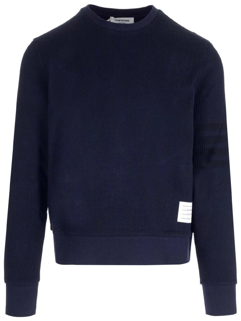 商品Thom Browne|Thom Browne 4-Bar Crewneck Sweatshirt,价格¥3639,第1张图片