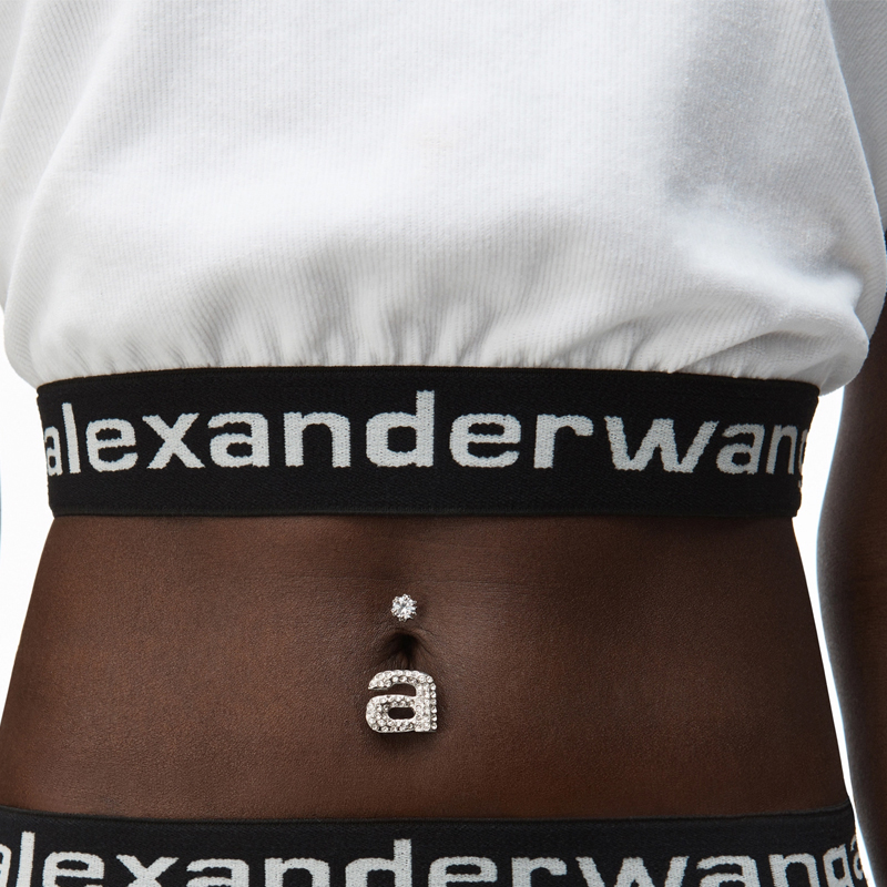 ALEXANDER WANG 白色女士卫衣/帽衫 4CC1201106-111商品第1张图片规格展示