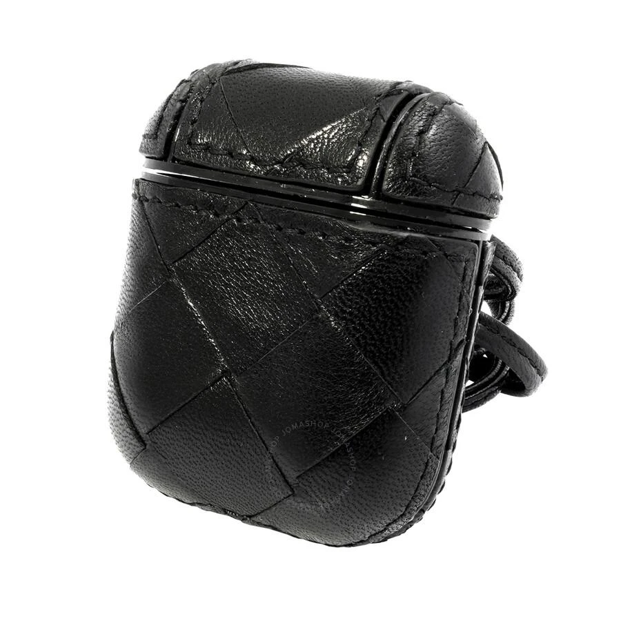 商品Bottega Veneta|Black Intrecciato Airpod Case,价格¥1340,第1张图片