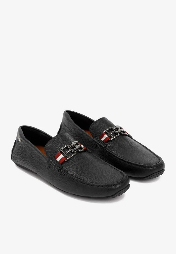 商品Bally|Parsal Loafers in Grained Calf Leather,价格¥3112,第3张图片详细描述