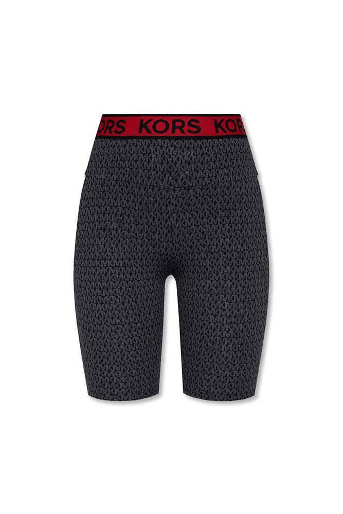 商品Michael Kors|Michael Michael Kors Logo Tape Stretch Biker Shorts,价格¥651,第1张图片