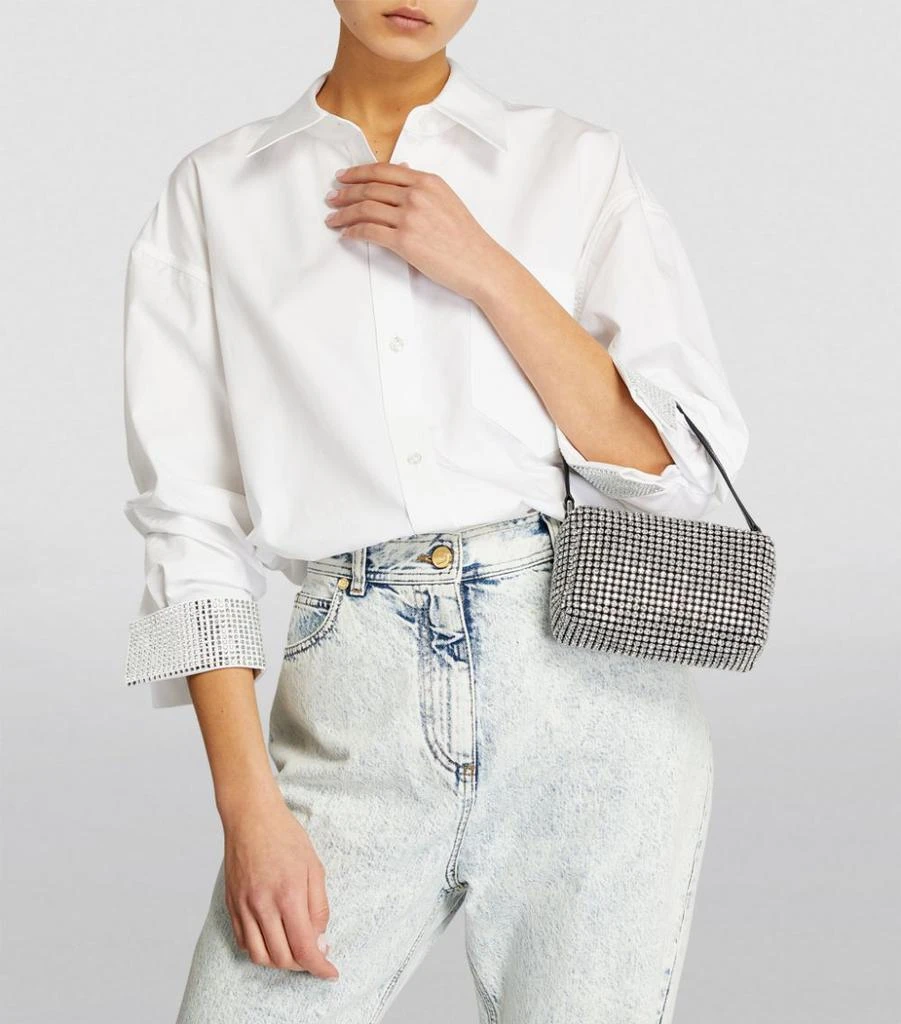 商品Alexander Wang|Crystal-Embellished Heiress Shoulder Bag,价格¥6673,第2张图片详细描述