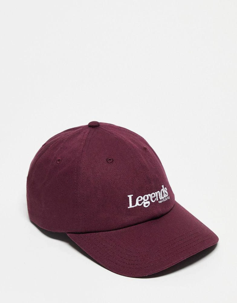 商品New Balance|New Balance legends cap in off burgundy,价格¥195,第1张图片