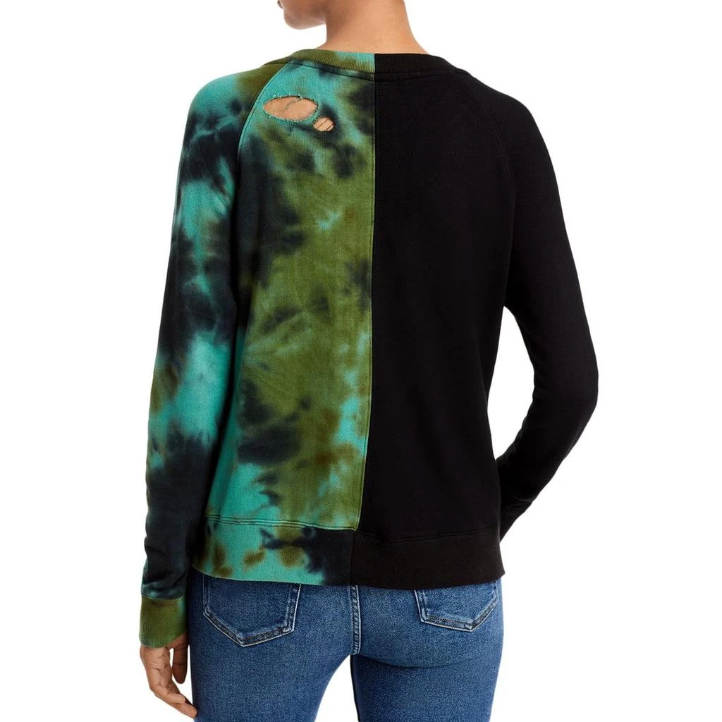 商品n:philanthropy|n:PHILANTHROPY Womens Belize Tie-Dye Distressed Sweatshirt, Crew,价格¥100,第2张图片详细描述