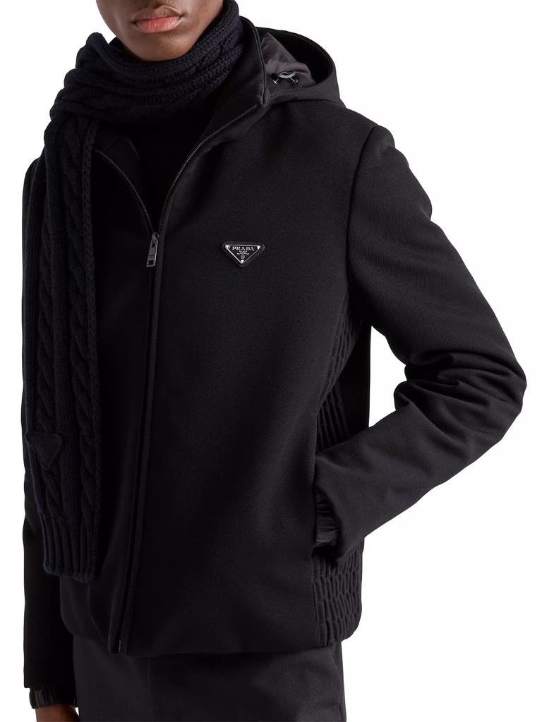 Prada Stretch Technical Fabric Jacket - Jackets - Free Shipping