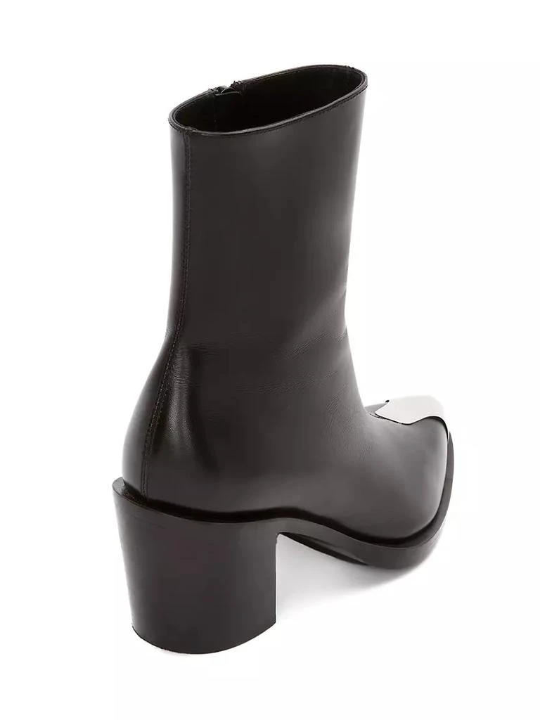 商品Alexander McQueen|Leather Ankle Boots,价格¥8770,第3张图片详细描述
