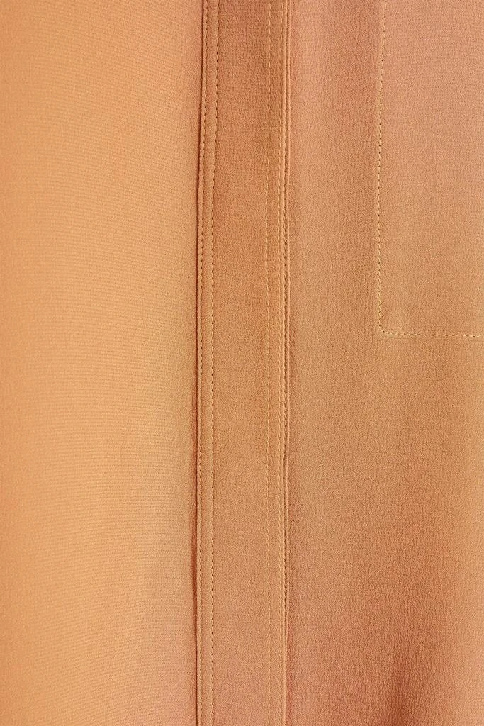商品ROKSANDA|Charmeuse-paneled draped silk-crepe blouse,价格¥3532,第2张图片详细描述