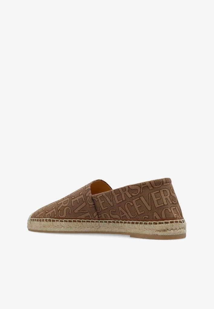 商品Versace|All-Over Jacquard Canvas Espadrilles,价格¥3738,第3张图片详细描述