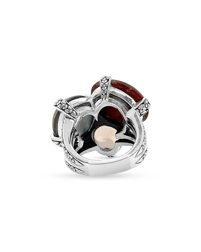 商品Stephen Dweck|Rockrageous Sunstone Blush Quartz & Mabe Pearl Ring,价格¥14910,第3张图片详细描述