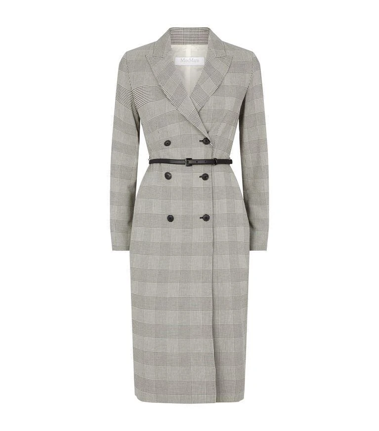 商品Max Mara|Belted Check Blazer Dress,价格¥6923,第1张图片