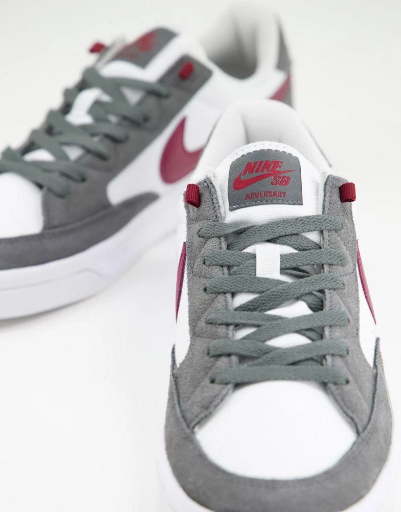 商品NIKE|Nike SB Adversary Premium trainers in red and grey,价格¥350,第4张图片详细描述