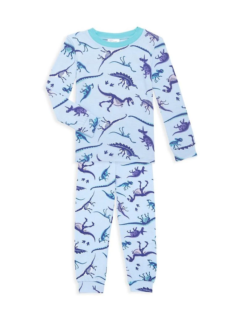 商品Esme|Little Boy's & Boy's Fossil 2-Piece Pajama Set,价格¥288,第1张图片