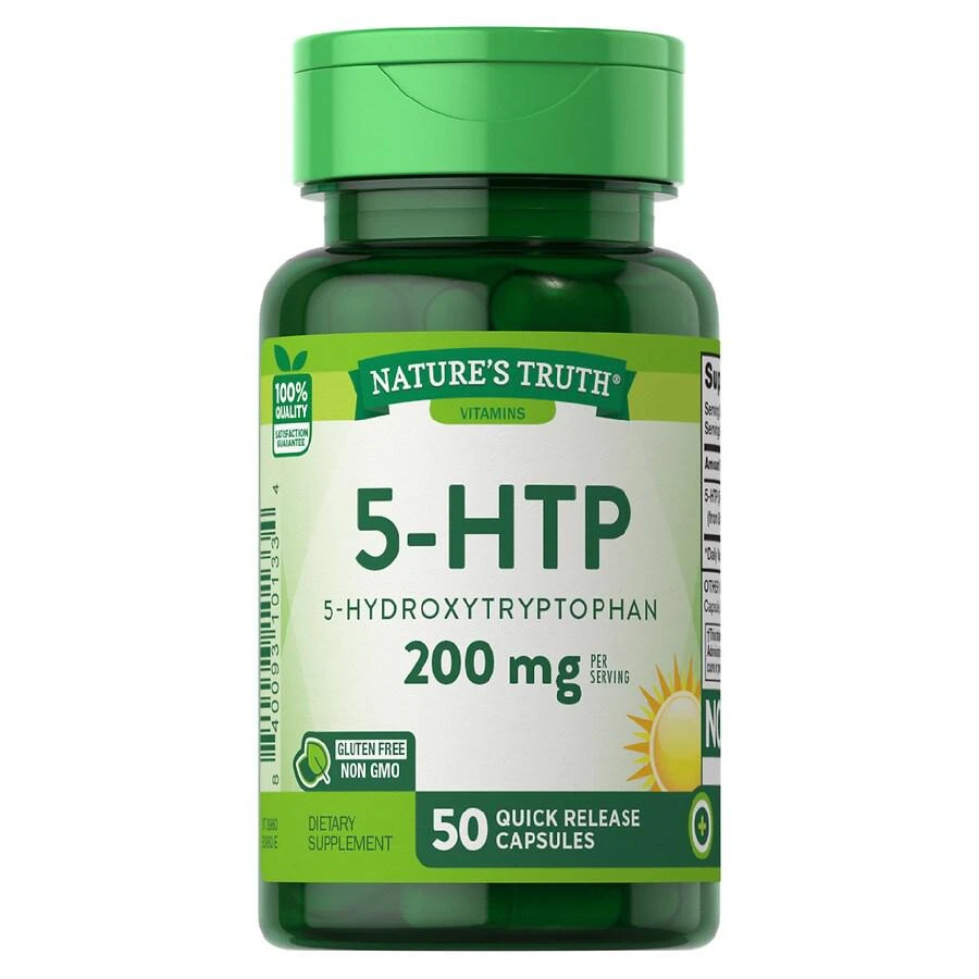 商品Nature's Truth|5-HTP (5-Hydroxytryptophan) 200 mg, Capsules,价格¥112,第1张图片