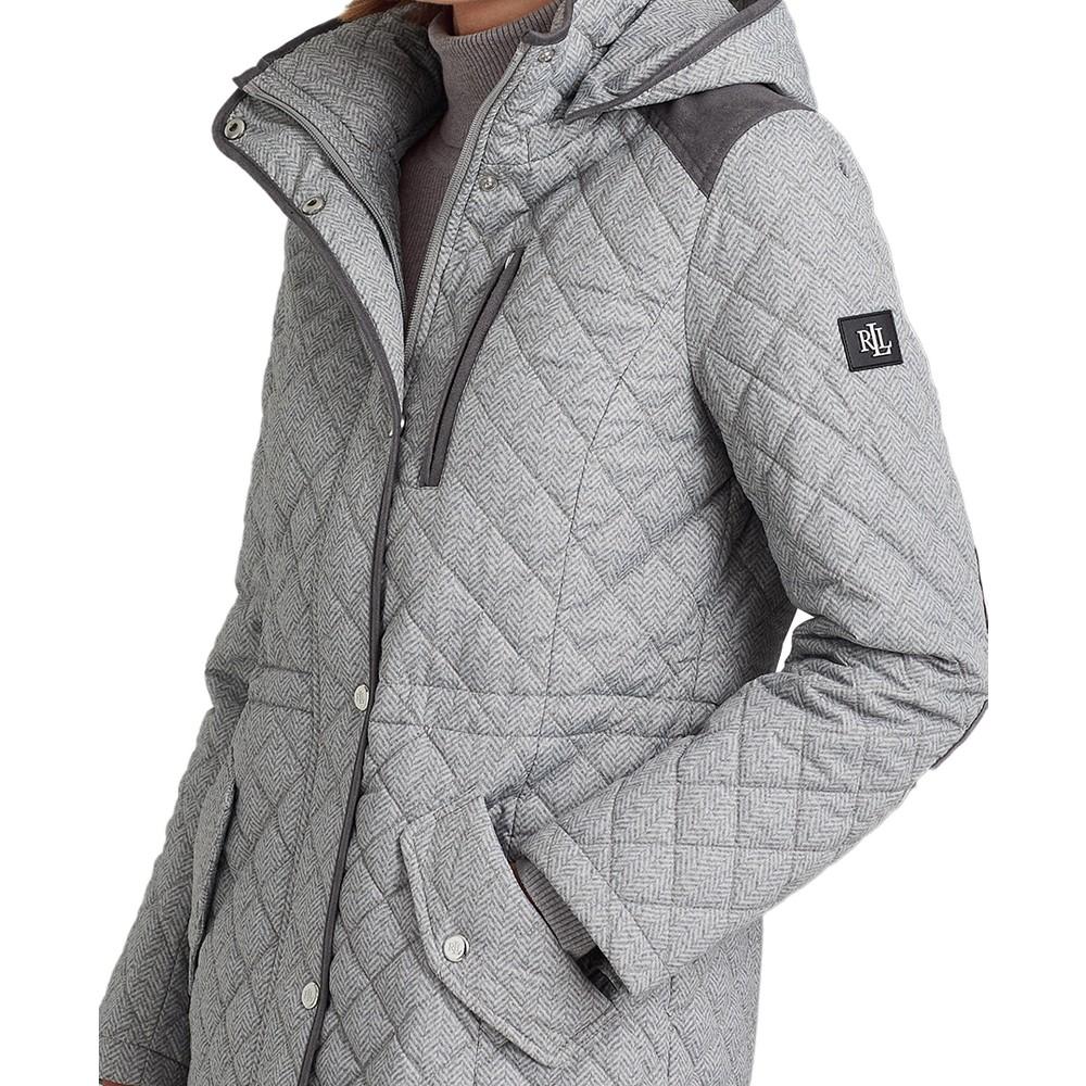 Women's Quilted Hooded Coat, Created for Macy's商品第3张图片规格展示