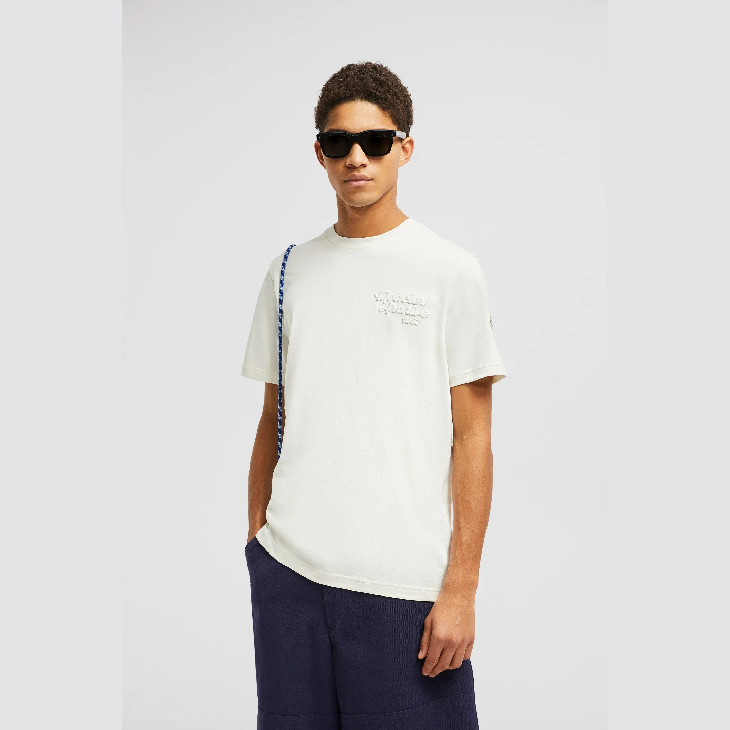 【预售】 MONCLER盟可睐 25春夏 男士 短袖T恤 Embroidered Logo Cotton T-Shirt K10918C0006389AJS034 商品