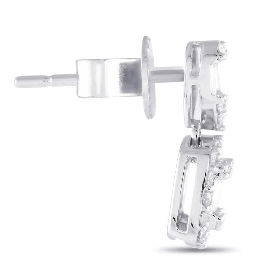 商品LB Exclusive|14K White Gold 0.55ct Diamond Drop Earrings,价格¥4567,第2张图片详细描述